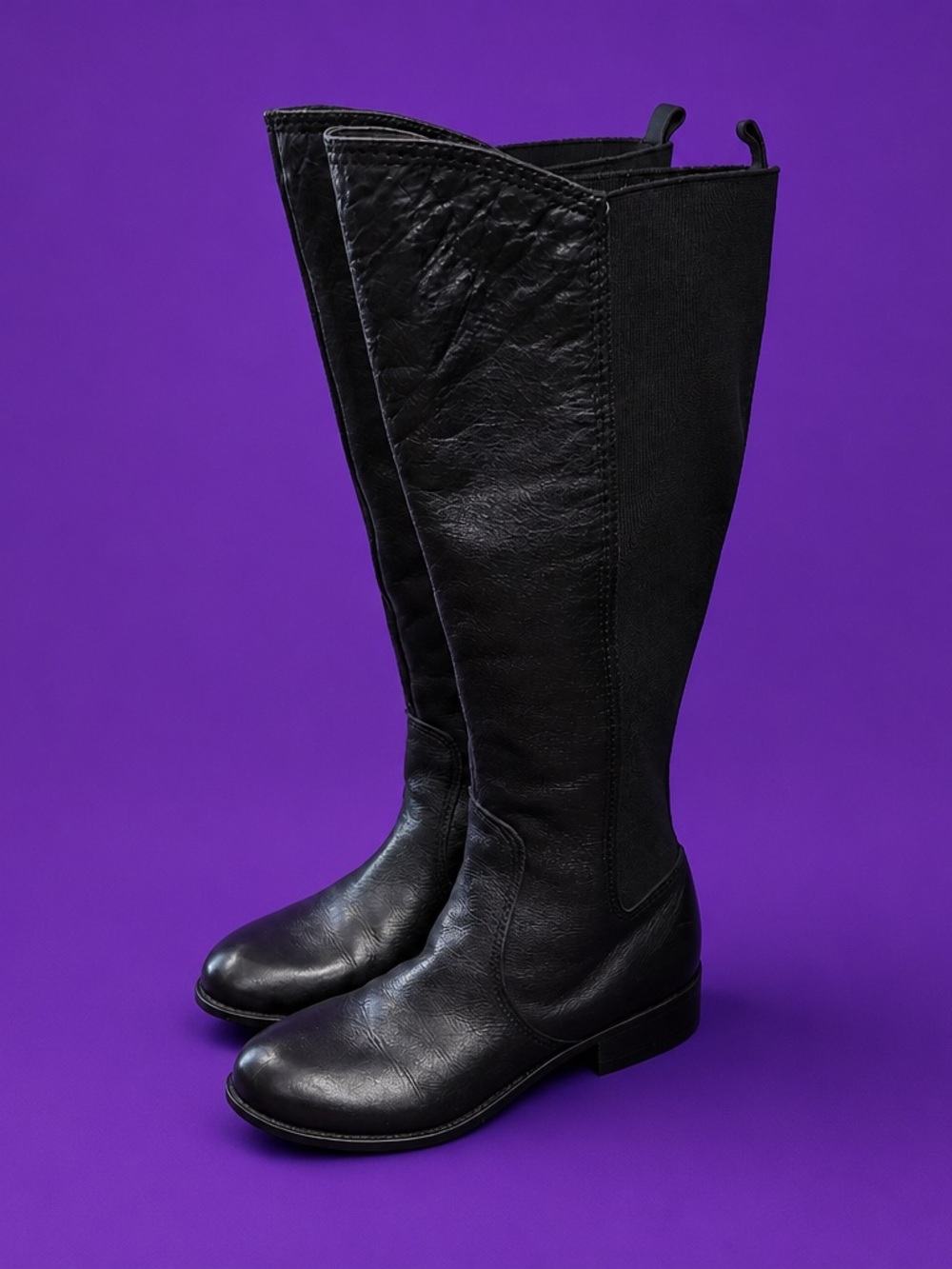 Franco Sarto Black Over-the-Knee Riding Boots